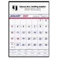 Triumph® Calendars Patriotic Contractor Memo Calendar, 18 x 25 in.
