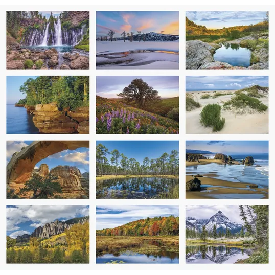 HotLine® Products Our Beautiful America® Executive Wall Calendar — view 2