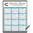 Triumph® Calendars Span-A-Year Laminated Wall Calendar with Marker