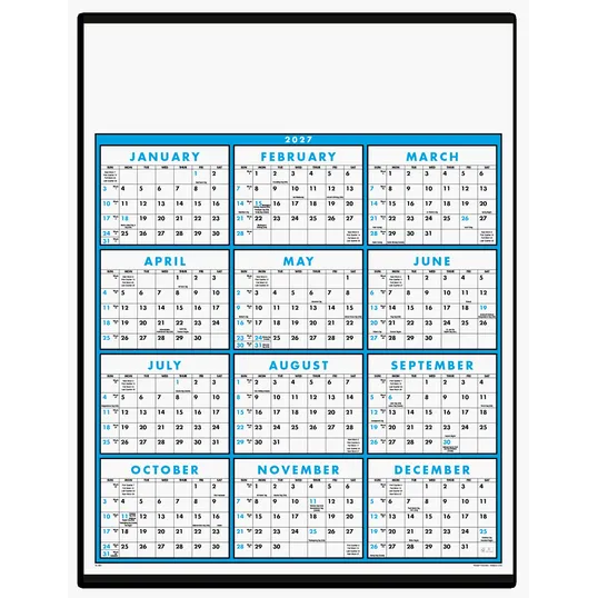 Triumph® Calendars Span-A-Year Non-Laminated Wall Calendar — view 2