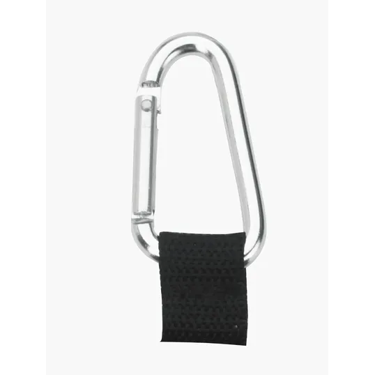 Valuables Zippered Pouch with Mesh Pockets and Carabiner