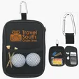 Valuables Zippered Pouch with Mesh Pockets and Carabiner — view 5