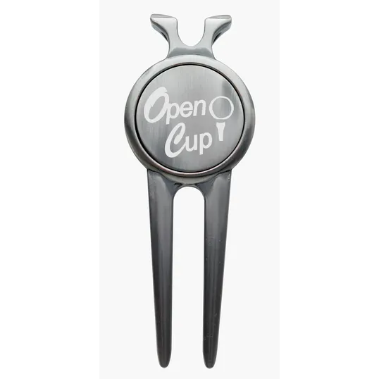 Deluxe Magnetic Divot Repair Tool with Ball Marker — view 2