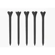 Driver Pak Evolution Golf Tees, 5-Pack — view 3