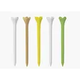 Driver Pak Evolution Golf Tees, 5-Pack