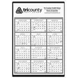 Triumph® Calendars Black & White Span-A-Year Non-Laminated Calendar