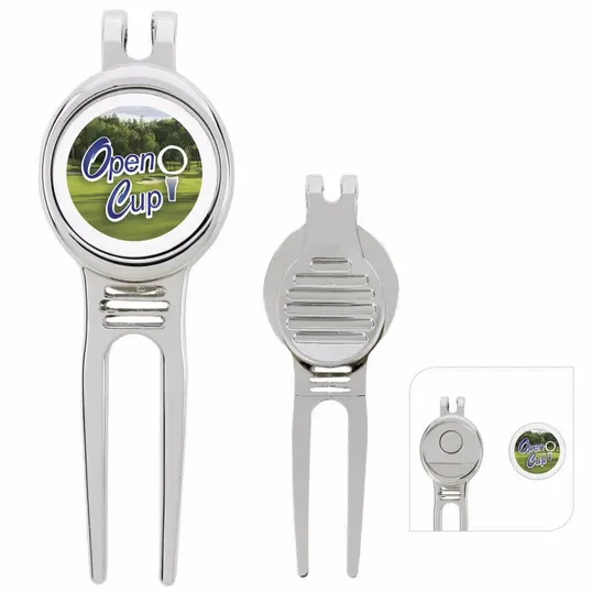 Good Value™ Golfers Divot Tool with Magnetic Ball Marker — view 7