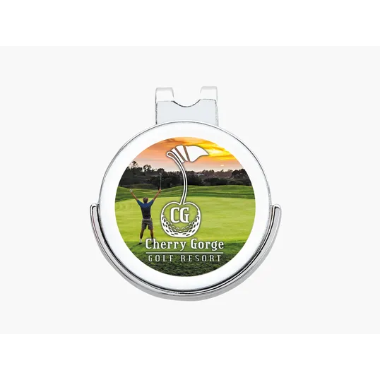 Good Value™ Golfers Ball Marker Hat Clip with Magnetic Marker — view 5