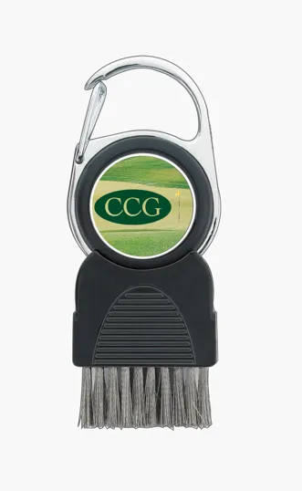 Good Value™ Golf Club Brush with Retractable Brush and Ball Marker — view 3
