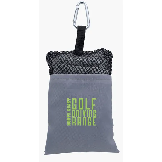 Good Value™ Cooling Towel in Mesh Pouch with Carabiner Clip — view 13