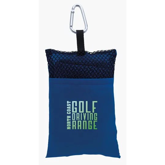 Good Value™ Cooling Towel in Mesh Pouch with Carabiner Clip — view 12