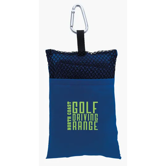 Good Value™ Cooling Towel in Mesh Pouch with Carabiner Clip — view 11