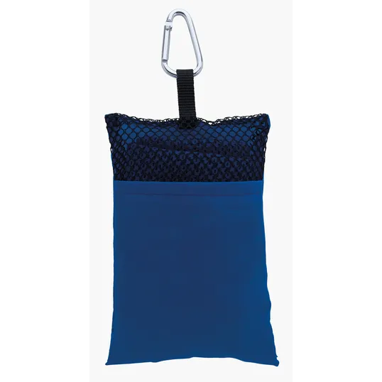 Good Value™ Cooling Towel in Mesh Pouch with Carabiner Clip — view 2