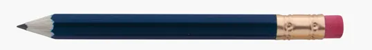 Hex Golf Pencil with Eraser — view 2