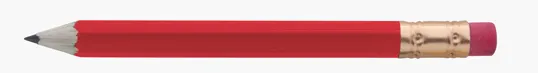 Hex Golf Pencil with Eraser — view 5