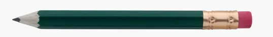 Hex Golf Pencil with Eraser — view 3