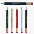 Hex Golf Pencil with Eraser — view 13