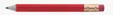Hex Golf Pencil with Eraser — view 5