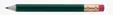 Hex Golf Pencil with Eraser — view 3