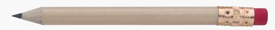 Round Golf Pencil with Eraser