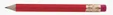 Round Golf Pencil with Eraser — view 5