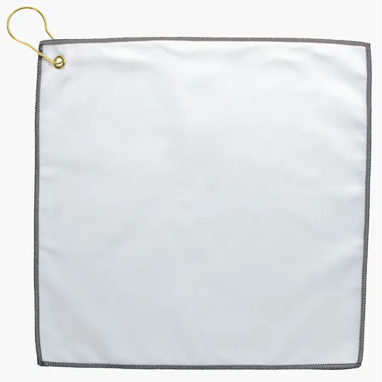 Good Value™ RPET Double Layer Golf Towel with Brass Grommet & Hook — view 8