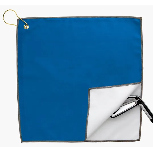 Good Value™ RPET Double Layer Golf Towel with Brass Grommet & Hook — view 3