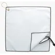 Good Value™ RPET Double Layer Golf Towel with Brass Grommet & Hook — view 7