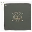 Good Value™ RPET Double Layer Golf Towel with Brass Grommet & Hook — view 9