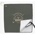 Good Value™ RPET Double Layer Golf Towel with Brass Grommet & Hook — view 10