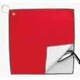 Good Value™ RPET Double Layer Golf Towel with Brass Grommet & Hook — view 5
