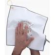 Good Value™ RPET Double Layer Golf Towel with Brass Grommet & Hook — view 20