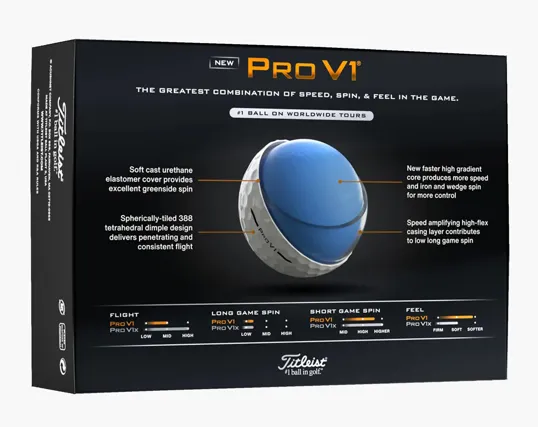 Titleist® Pro V1® Golf Ball Half Dozen Standard Service — view 5