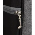 Two-Tone Shoe Bag with Front and Side Zip Pockets