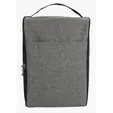 Two-Tone Shoe Bag with Front and Side Zip Pockets — view 4