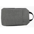 Two-Tone Shoe Bag with Front and Side Zip Pockets — view 2