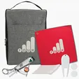 Heathered Golf Shoe Bag Kit with Towel, Tees and Divot Tool — view 10