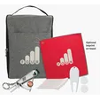 Heathered Golf Shoe Bag Kit with Towel, Tees and Divot Tool — view 12