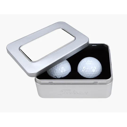 Titleist® 2-Ball Business Card Tin with Pro V1® Golf Balls — view 3