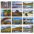 HotLine® Products Scenic America® Executive-White Wall Calendar, 16.5 x 24 in. — view 2