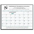 Triumph® Calendars Blue & Black Desk Pad, 22 x 17 in.