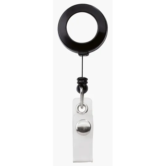 Good Value™ Retractable Badge Holder with Slide Clip — view 2