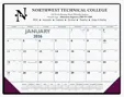 Triumph® Calendars Blue & Black Desk Pad with Vinyl Corners — view 6