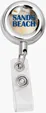 Metal Retractable Badge Holder with Alligator Clip — view 3