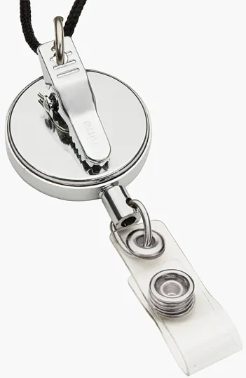 Dual Function Metal Badge Holder — view 3
