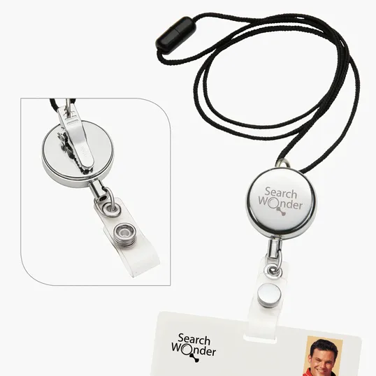 Dual Function Metal Badge Holder — view 4