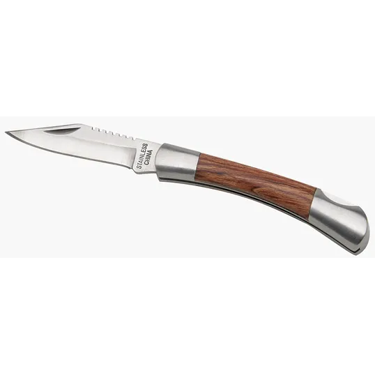 Good Value™ Small Rosewood Pocket Knife, Silver