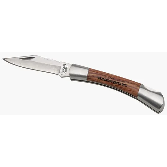 Good Value™ Small Rosewood Pocket Knife, Silver — view 7