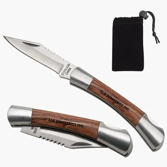 Good Value™ Small Rosewood Pocket Knife, Silver — view 5