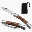 Good Value™ Small Rosewood Pocket Knife, Silver — view 5